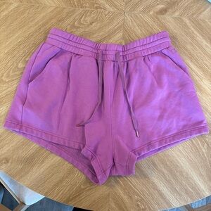 Alia Women's Vibrant Purple Athletic Shorts